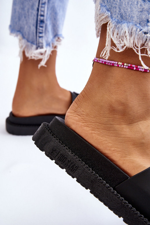 Women's Slippers Big Star LL274429 Black