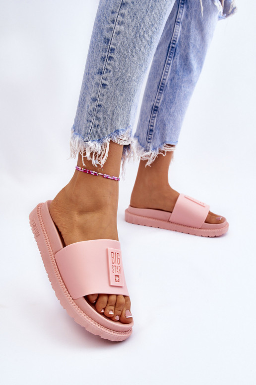 Women's Slippers Big Star LL274425 Light pink Women's Slippers Big Star LL274425 Light pink