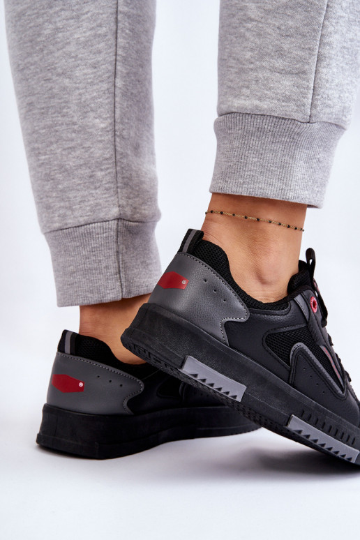 Women's Cross Jeans Low Sneakers LL2R4012C Black Women's Cross Jeans Low Sneakers LL2R4012C Black