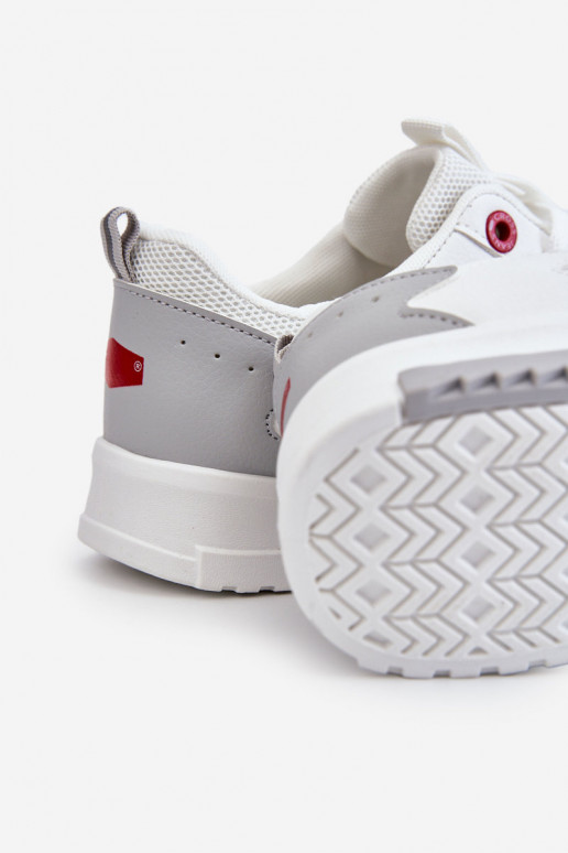 Women's Cross Jeans Low Sneakers LL2R4011C White Women's Cross Jeans Low Sneakers LL2R4011C White