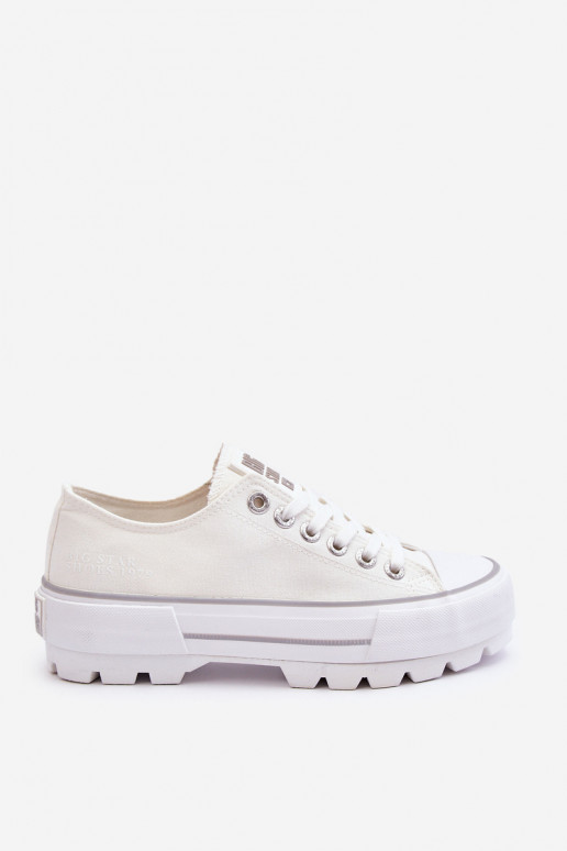 Fabric Platform Sneakers Big Star LL274150 White