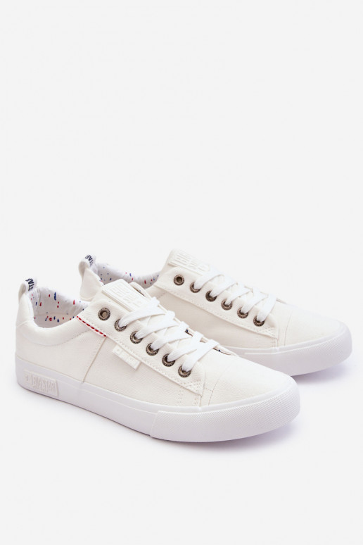 Men's Low Material Sneakers Big Star KK174001 White Men's Low Material Sneakers Big Star KK174001 White