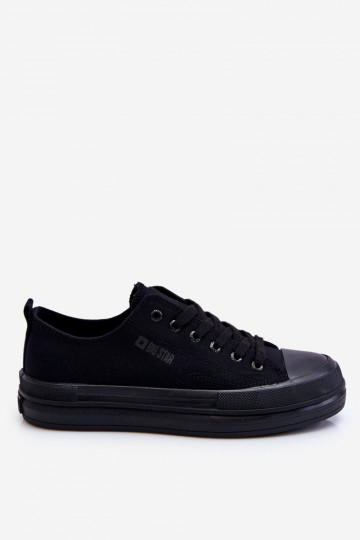 Big Star Low Lace-up Sneakers LL274967 Black 2