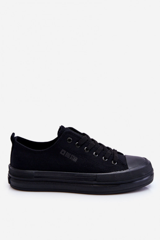 Big Star Low Lace-up Sneakers LL274967 Black Big Star Low Lace-up Sneakers LL274967 Black