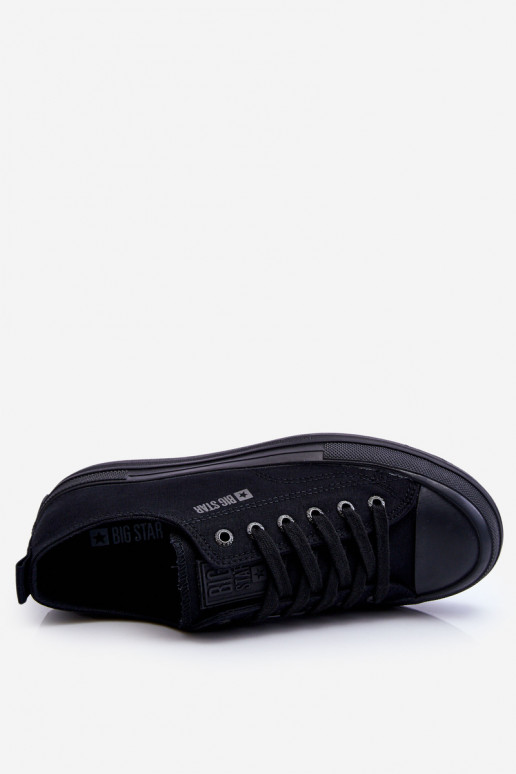 Big Star Low Lace-up Sneakers LL274967 Black Big Star Low Lace-up Sneakers LL274967 Black