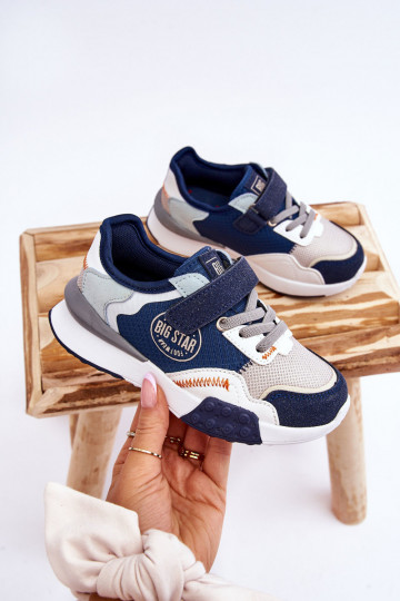 Children's Sneakers Memory Foam System Big Star LL374225 Navy 2