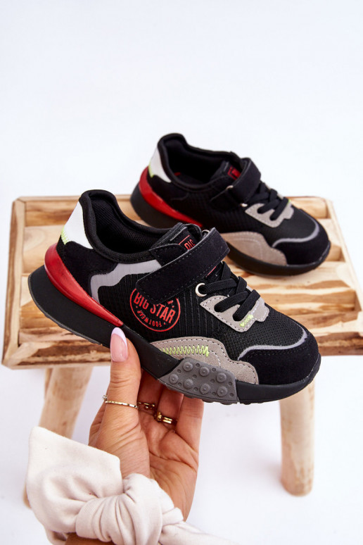Children's Sneakers Memory Foam System Big Star LL374224 Black Children's Sneakers Memory Foam System Big Star LL374224 Black
