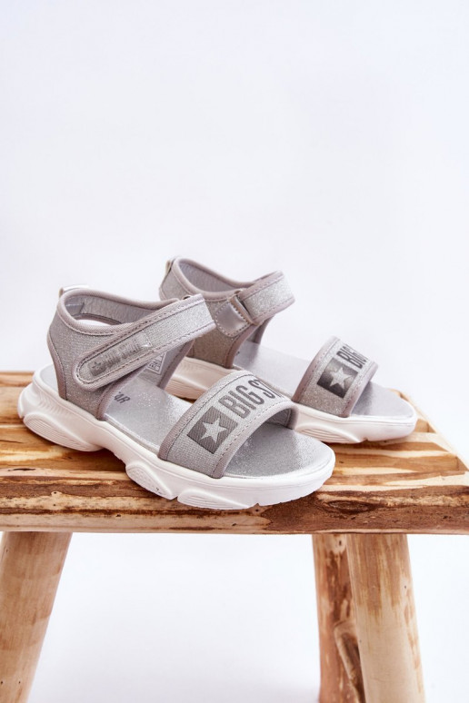Children's Velcro Sandals Big Star LL374194 Silver