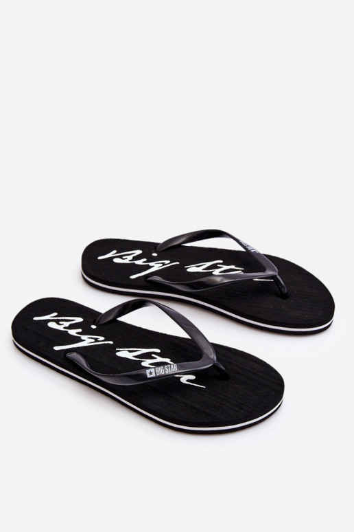 Women's Light Flip Flops Big Star LL274761 Black