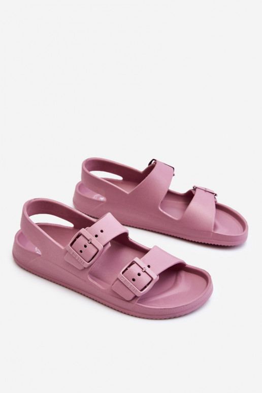 Women's Light Sandals Big Star LL274744 Purple Women's Light Sandals Big Star LL274744 Purple