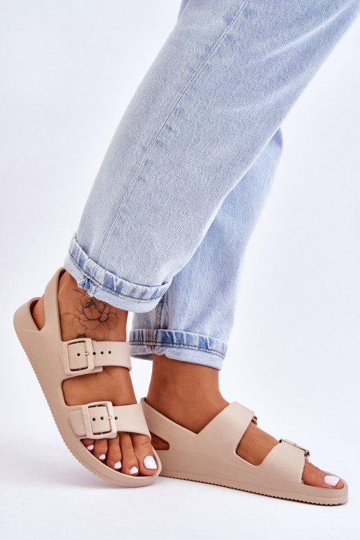 Women's Light Sandals Big Star LL274746 Beige Women's Light Sandals Big Star LL274746 Beige