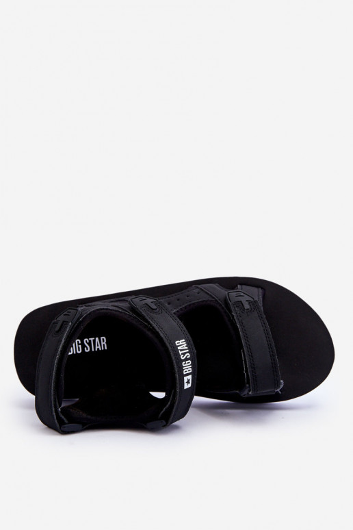 Women's Sport Platform Sandals Big Star LL274789 Black Women's Sport Platform Sandals Big Star LL274789 Black