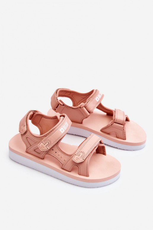 Women's Sport Platform Sandals Big Star LL274788 Pink Women's Sport Platform Sandals Big Star LL274788 Pink