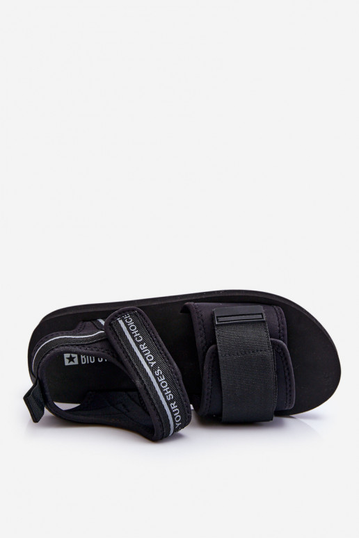 Women's Velcro Sandals Big Star LL274784 Black