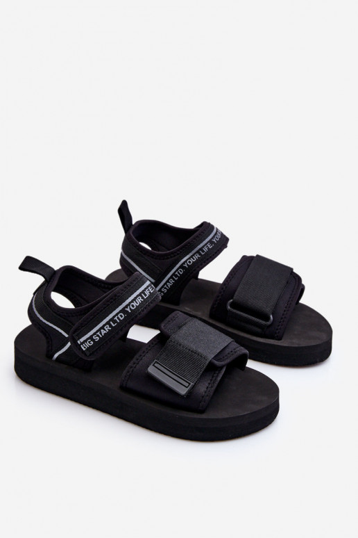Women's Velcro Sandals Big Star LL274784 Black