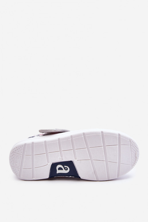 Children's ballerinas in flowers navy blue-Grey Noah Children's ballerinas in flowers navy blue-Grey Noah