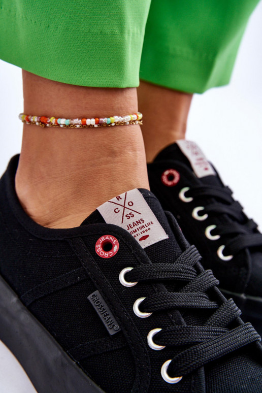 Women's Platform Sneakers Cross Jeans LL2R4039 Black
