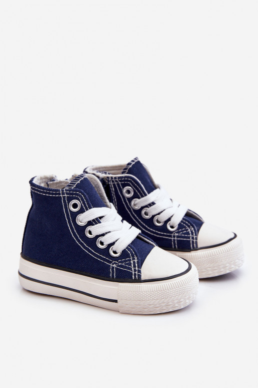 Children's High Sneakers navy blue Filemon Children's High Sneakers navy blue Filemon