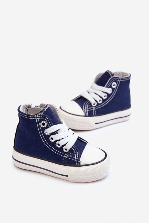 Children's High Sneakers navy blue Filemon Children's High Sneakers navy blue Filemon
