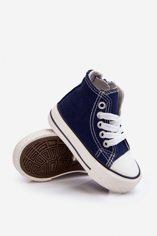 Children's High Sneakers navy blue Filemon Children's High Sneakers navy blue Filemon