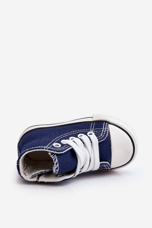 Children's High Sneakers navy blue Filemon Children's High Sneakers navy blue Filemon