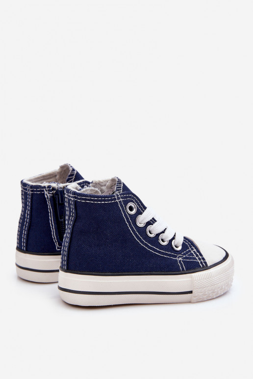 Children's High Sneakers navy blue Filemon Children's High Sneakers navy blue Filemon