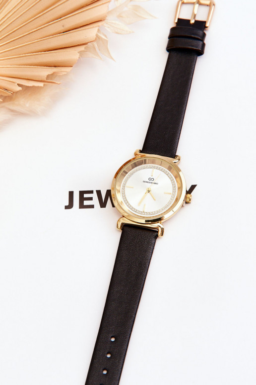 Giorgio&Dario Classic Women's Leather Watch Black Giorgio&Dario Classic Women's Leather Watch Black