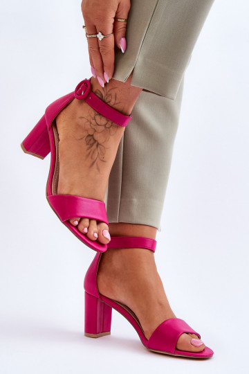 Women's Sandals On Heel Fuchsia Lexi 2