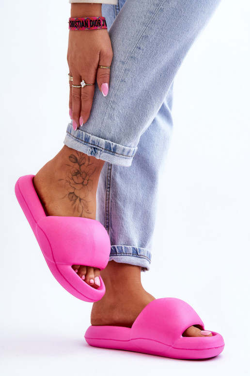 Women's Lightweight Foam Platform Slippers Fuchsia Milton Women's Lightweight Foam Platform Slippers Fuchsia Milton