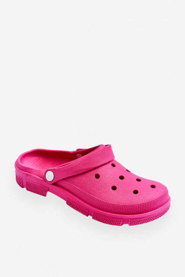 Women's Rubber Crocs Fuchsia Rabios 2