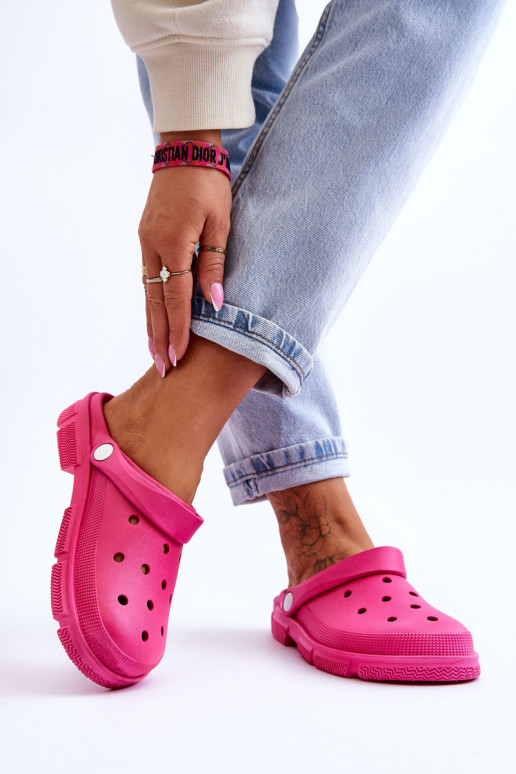 Women's Rubber Crocs Fuchsia Rabios Women's Rubber Crocs Fuchsia Rabios