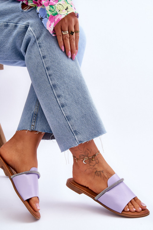 Elegant Flat Heels Violet Termen Elegant Flat Heels Violet Termen