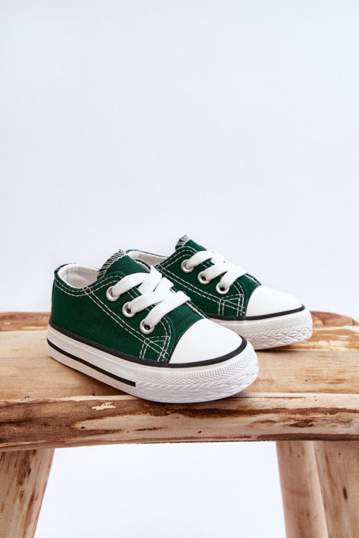 Children's Classic Sneakers Green Filemon Children's Classic Sneakers Green Filemon