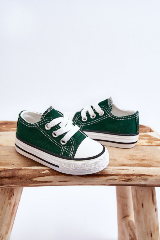 Children's Classic Sneakers Green Filemon Children's Classic Sneakers Green Filemon
