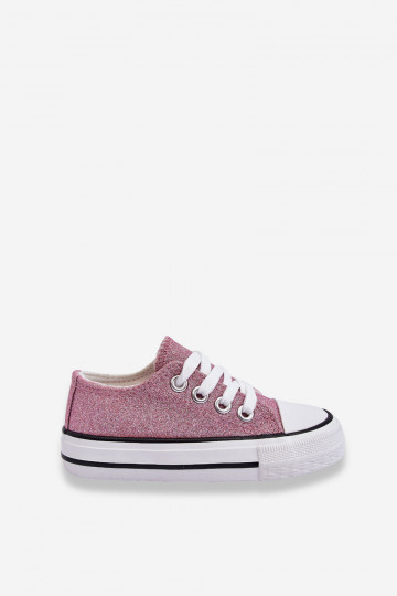 Children's Sneakers Tied Dirty pink Wella 2