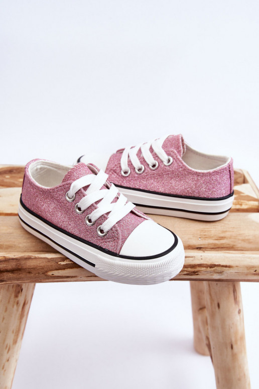 Children's Sneakers Tied Dirty pink Wella Children's Sneakers Tied Dirty pink Wella