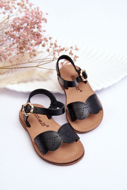 Classic Children's Sandals Black Izzy
