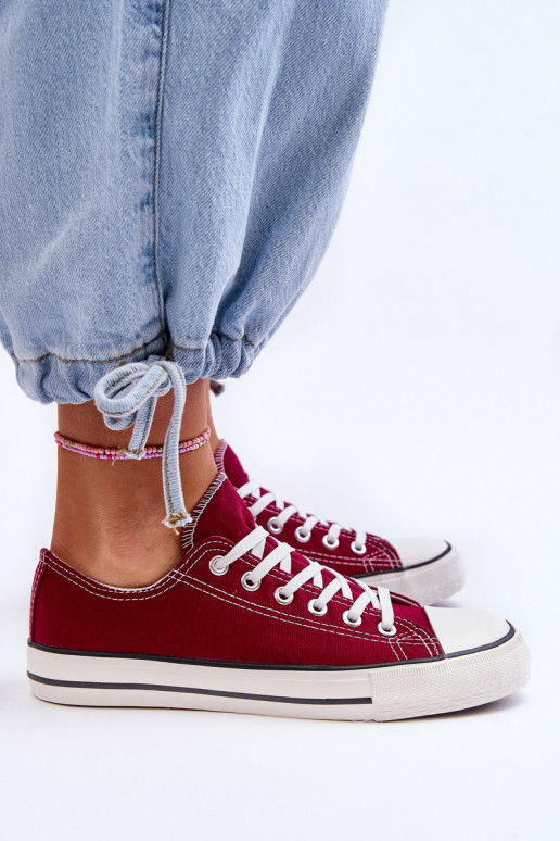 Classic Low Women's Sneakers Burgunde Vegas Classic Low Women's Sneakers Burgunde Vegas