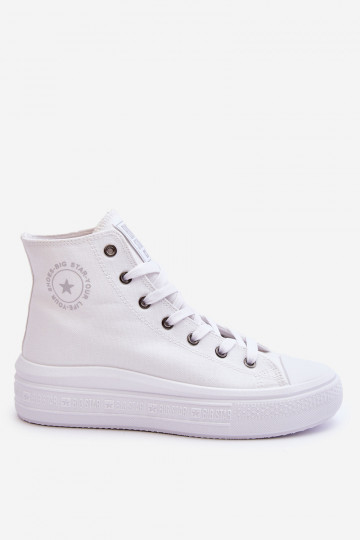 Women's High Sneakers Big Star LL274A183 White 2