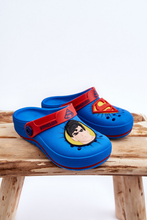 Children's Crocs Superman Grendene Kids JJ385004 Blue Children's Crocs Superman Grendene Kids JJ385004 Blue