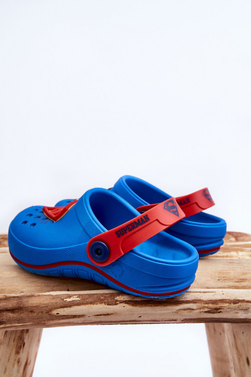 Children's Crocs Superman Grendene Kids JJ385004 Blue Children's Crocs Superman Grendene Kids JJ385004 Blue