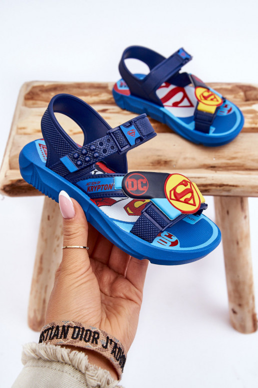Children's Sandals Superman Grendene Kids JJ385050 Blue Children's Sandals Superman Grendene Kids JJ385050 Blue