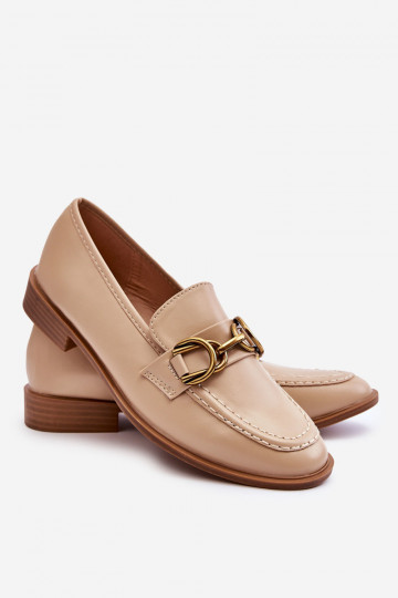 Classic Women's Loafers Beige Lorien 2