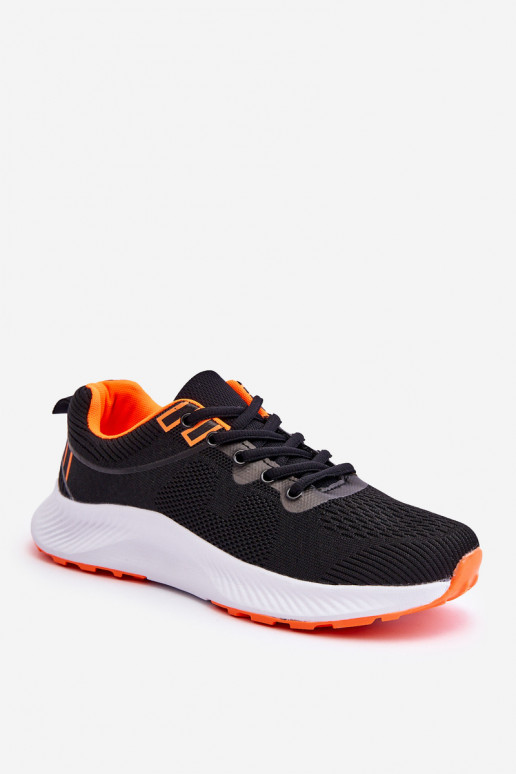 Classic Women's Sport Lace-Up Shoes Black and Orange Darla Classic Women's Sport Lace-Up Shoes Black and Orange Darla