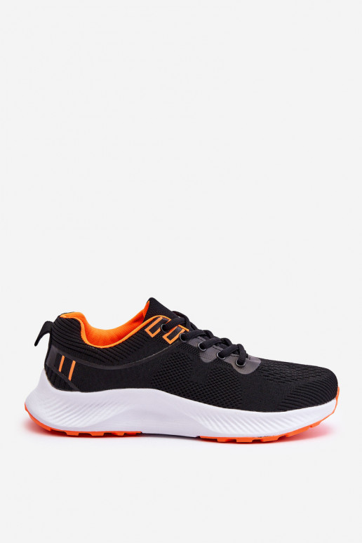 Classic Women's Sport Lace-Up Shoes Black and Orange Darla Classic Women's Sport Lace-Up Shoes Black and Orange Darla