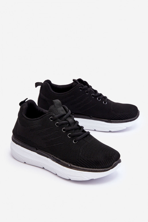 Women's Lace-up Sports Shoes Black Lavarone Women's Lace-up Sports Shoes Black Lavarone