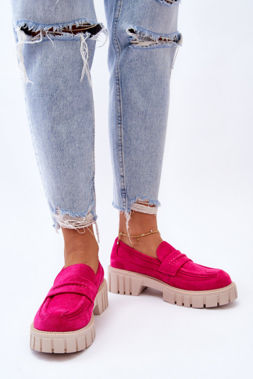 Women's Suede Slip-On Shoes Fuchsia Fiorell Women's Suede Slip-On Shoes Fuchsia Fiorell