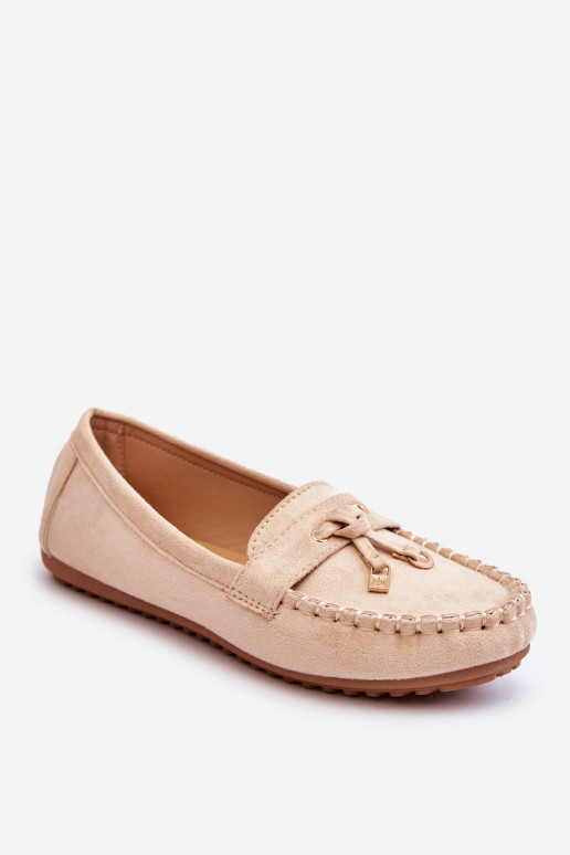 Classic Suede Loafers Beige Good Time Classic Suede Loafers Beige Good Time