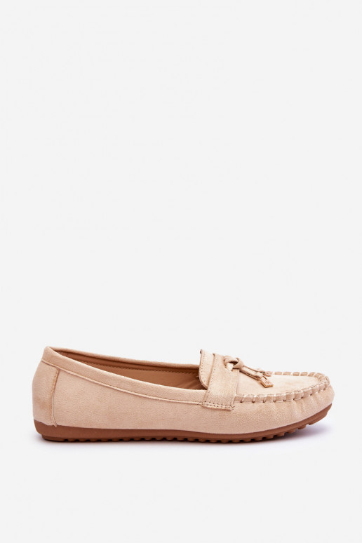 Classic Suede Loafers Beige Good Time Classic Suede Loafers Beige Good Time
