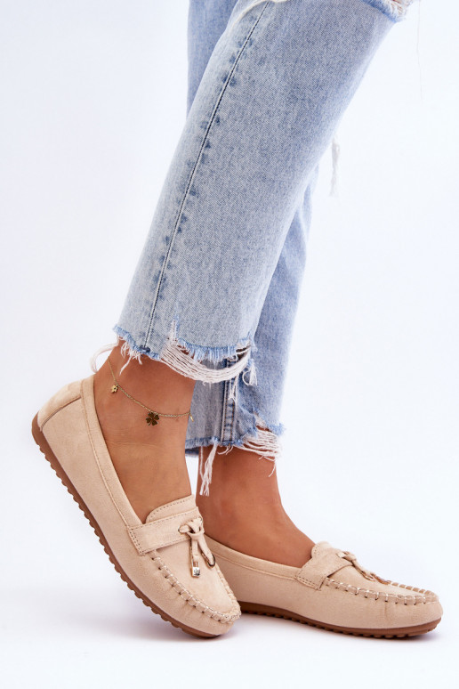 Classic Suede Loafers Beige Good Time Classic Suede Loafers Beige Good Time